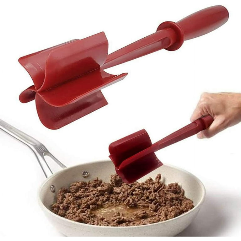Meat Chopper, Heat Resistant Meat Masher For Hamburger Meat, Ground Beef  Masher, Plastic Hamburger Chopper Utensil, Ground Meat Chopper, Non Stick  Mix Chopper For Mix Chop, Potato Masher Tool, Kitchen Tools 