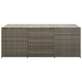 thumbnail image 2 of Outdoor Storage Box with Gas Lift, 71 Inch Rectangular, Gray Rattan, 2 of 6
