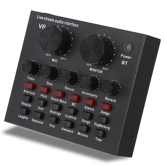 Tarjeta de sonido Bluetooth Live Card, V8 de segunda generación Tarjeta de sonido Bluetooth impulsada por el rendimiento
