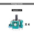 thumbnail image 5 of 4pcs Joysticks Replacement for PS5 Controller, 3D Axis Analog Sensor Wheel Thumb Sticks Joystick Rocker Module Replacement for Playstation 5 Controller,Game Handle Repairing Accessories, 5 of 6