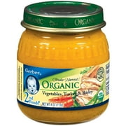 Gerber Gerber Tender Harvest Vegetables, Turkey & Barley, 4 oz
