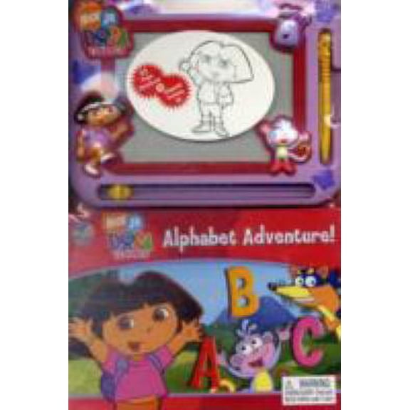 Dora Alphabet Adventure Storybook & Magnetic Drawing Kit(Nickelodeon Learning) (Unknown) 2764302940 9782764302941