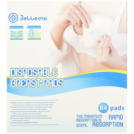 Bellema Disposable Nursing Pads, 84 Count