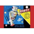 thumbnail image 1 of Robot with Flashing Lighted Eyes- Fine Art Canvas Print (20" x 30"), 1 of 1