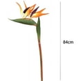 thumbnail image 3 of HAOSHICS 6Pcs Artificial Heaven Bird Flowers,Fake Bird of Paradise Strelitzia,Faux Silk Plants for Home Office Wedding Table Centerpeice Decor (Orange Large), 3 of 6
