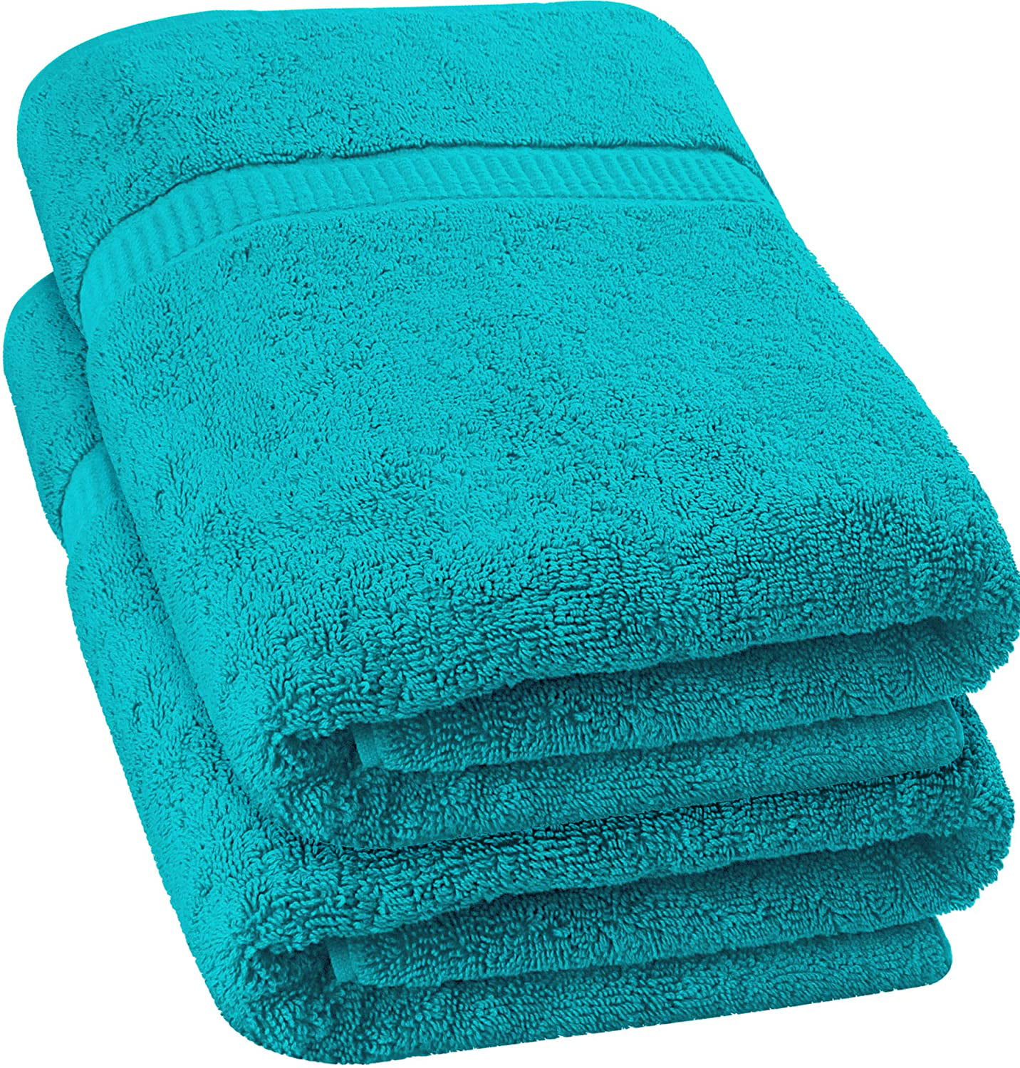 2 white hotel bath sheet jumbo large towel size 30x60 turkish cotton soft feel