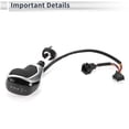 thumbnail image 4 of Perilla de cambio de marchas automática Unique Bargains para VW Golf MK7 MK7.5 2013-2019, plástico de cuero sintético negro, 4 of 7