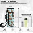 thumbnail image 4 of Bulopur Cartoon Capybara Print Kids Backpack Set 4 Pcs Fruit Breathable Kids School Bag with Lunch Box, Pencil Case and Water Bottle Cover for Capybara Lover Toddler Girls, 4 of 8