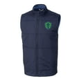 thumbnail image 2 of Men's-Cutter & Buck  Navy Seattle Sounders FC Big & Tall Stealth Hybrid Quilted Windbreaker Full-Zip Vest, 2 of 3