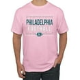 thumbnail image 2 of Wild Bobby City of Philadelphia PHI American Football Gridiron Sports Men Graphic Tee, Light Pink, Small, 2 of 5