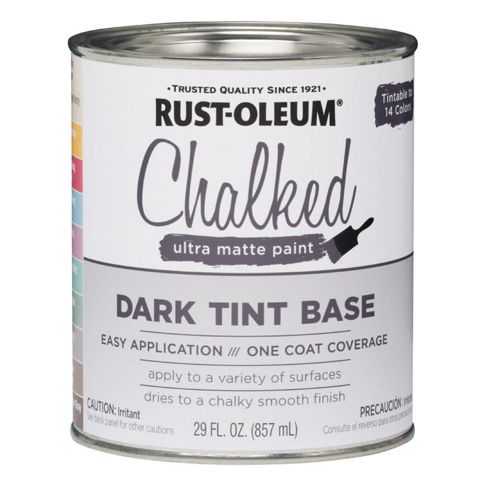 RustOleum Chalked Dark Tint Base Chalk Paint 29 oz.