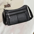 thumbnail image 1 of Bolso de hombro para mujer, bolso cruzado con correa ajustable para el hombro, bolso de viaje, bolso para el trabajo de primavera, vacaciones en la Negro, 1 of 10