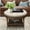 Warm Gray, variant on MDQMD Grey Coffee Table with 2 Layers for Storage, Farmhouse Center Table with Shelve,Upholstered Round Ottoman Table with Solid Wood Legs for Living Room