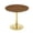 Walnut+Gold, variant on GZXS Space-Saving Round Kitchen Table for 2-4 People, 31.5" Dining Table with Easy-to-Clean MDF Top & Golden Metal Base, Versatile Accent Table for Breakfast Nook & Small Apartment (Natural Wood)
