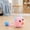 Pink, variant on Mosey Soft Cat Toy Cat Toy Plush Plush Cat Ball Soft Fluffy Toy with Bell for Indoor Cats Playtime Boredom Relief Durable Scratch-resistant Design for Fun