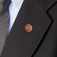 thumbnail image 3 of Stock Car Racing Dad USA Speedway Garage Metal 0.75" Lapel Hat Pin Tie Tack Pinback, 3 of 5