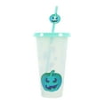 thumbnail image 2 of TidBay 710ML Water Cup with Straws Food-Grade Leak-Proof Lid Magic Color Changing Drop-Resistant Drinking Mug Halloween Gift for Family Friends, 2 of 7