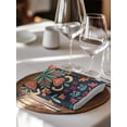 thumbnail image 6 of Vintage Flower Cloth Napkins Set of 8 Reusable Dinner Napkins, Boho Abstract Colorful Ethnic Floral Cocktail Napkin Washable Table Napkins for Wedding/Holiday Party/Baby Shower 20"x20", 6 of 7