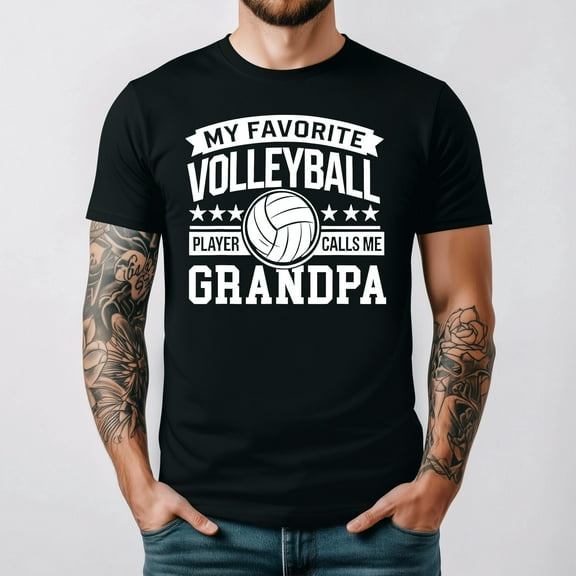 Summit89 Volleyball Player Calls Me Grandpa Unisex T-Shirt up to 5XL