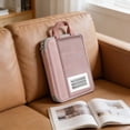 thumbnail image 4 of BUTASY File Folders Semi-transparent Mesh Portable File Folder Document Organizer with Handle Zippered Subject Bag for School Office Home Paper Storage and Organization, 4 of 6