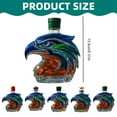 thumbnail image 2 of Funny Eagle Whisky Bottle, 3D Hawk Head Glass Decanter, Multifunctional Liquor Container for Whiskey, Wine, Cocktails, Football Fan Gift, Home Bar Display, 2 of 8
