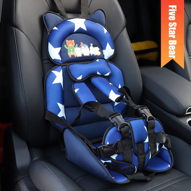 Asiento infantil para niños, asiento seguro, colchón, cojín para bebés de 6 a 12 años, cochecito, silla, carrito de compras