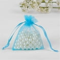 thumbnail image 4 of PPKVUFD 100pcs Organza Gift Bags, 3 x 4 inch Candy Mesh Drawstring Favor Bags Jewelry Pouches for Christmas Wedding Party, 4 of 5