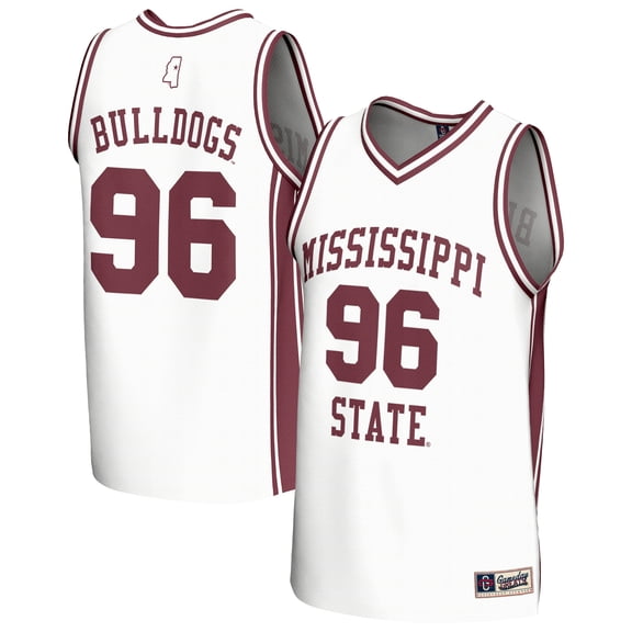 Youth GameDay Greats White Mississippi State Bulldogs Lightweight Collegiate Basketball Fashion Jersey
