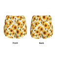thumbnail image 3 of Balery Modern Elegant Sunflower Pantalones cortos deportivos para mujer con forro y dos bolsillos, elásticos, para entrenamiento, gimnasio, yoga-XX-Large, 3 of 7