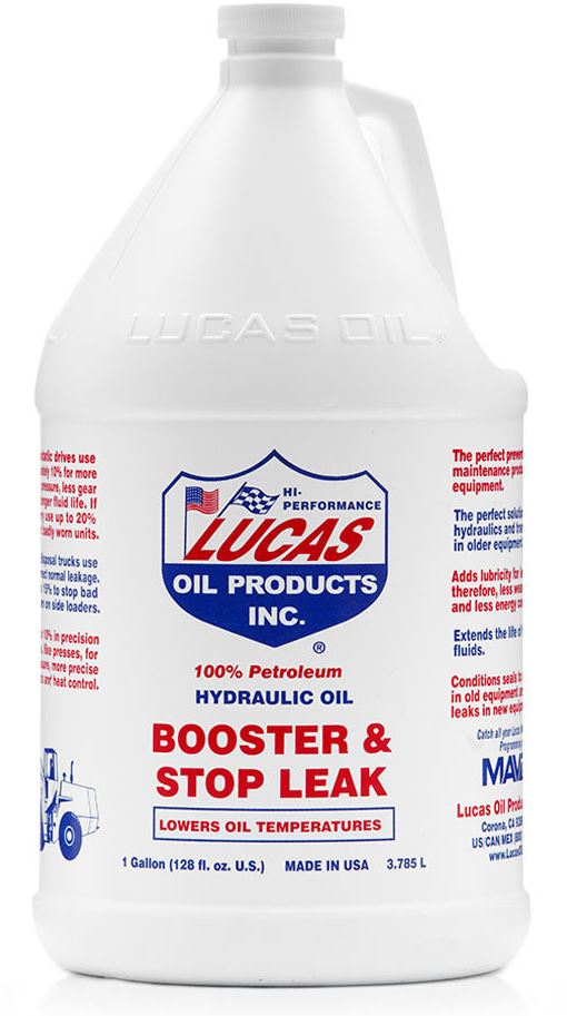 Lucas Oil 10018 Hydraulics, Hydraulic Oil Boost And Stop Leak, 1 Gallon