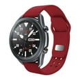 thumbnail image 3 of Classic Colors Silicone Sport Watch Band Compatible with Samsung Galaxy Watch (20mm Crimson), 3 of 5
