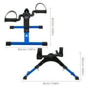 Evoland Pedal Exerciser, Fitness Folding Exerciser Peddler for Arm Leg Workout, Under Desk Exercise Bicycles