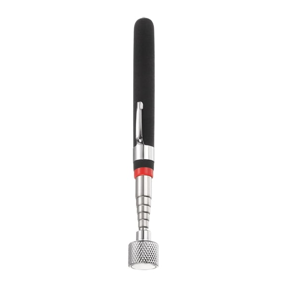 Uxcell Telescoping Magnetic Pickup Tool 15LB Stainless Steel 7.3" to 30.9" Extendable Magnet Retrieval Stick with Pocket Clip for Car Industry Garage Office, Black