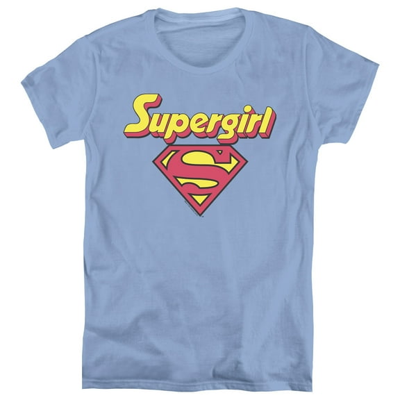 DC Comics Im A Supergirl S/S Women's T-Shirt Carolina Blue