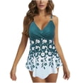 thumbnail image 2 of Traje de baño para mujer, traje de baño con tirantes estampados para mujer, conjuntos de bikini de moda, trajes de baño para mujer, 2 of 9