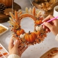 thumbnail image 5 of Halloween Diamond Art Painting Kits for Adults Hanging Ornament Set, DIY Handmade Fall Seasonal Wall Door Decor for Home Party Gift by OVFUIZ, 5 of 7