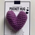 thumbnail image 1 of Crocheted Heart Shaped Pocket Greeting Card for Couples Warmth and Festive Atmosphere for Celebrations and, 1 of 6