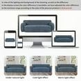 thumbnail image 5 of Modern Minimalist Polyester 81.5" 3-Seater Sofa for Living Rooms, Bedrooms, and Apartments, 5 of 18
