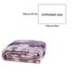 thumbnail image 3 of Manta De Franela Escandinava De Algodón Morado De 150 X 100 Cm, Suave Forro Polar Y Resistente a Las Arrugas Para Una Comodidad Máxima. Transpirable Para Todas Las Estaciones, Ideal Para La, 3 of 6