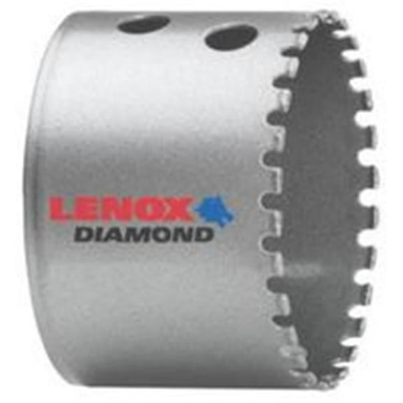 Lenox 12120 Standard Hole Saw, 1-5/8 in D Cutting, Diamond Cutting Edge