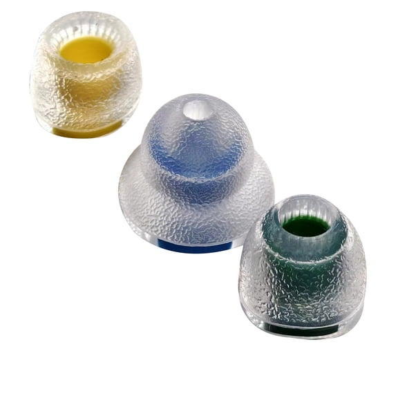3 Pairs Narrow Bore Ear Tip, Noise Isolating, In-Ear Earphones Silicone Noise Isolating Ear Tip Accessory M