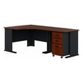 thumbnail image 1 of Pemberly Row 83" L Shaped Excecutive Desk in Hansen Cherry - Engineered Wood, 1 of 6