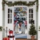 thumbnail image 4 of Christmas Door Cover Santa Claus Print Holiday Party Decoration Polyester Fabric Door Hanging for Home Indoor Outdoor Festive Decor, 4 of 6