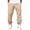 #Beige_009, variant on Mens Tapered Fleece Joggers Sweatpants, Drawstring Elastic Waist Athletic Bottoms with Functional Pockets Versatile Workout Lounge Pants
