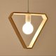 thumbnail image 1 of E27 Luces colgantes creativas Luz de techo de madera industrial Mo, 1 of 5