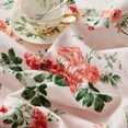 thumbnail image 4 of YELEE Queen Size Comforter Cover Bedding Set of 3 Pink Plaid Flower Printed Duvet Cover with 2 Comfy Pillowcases, 4 of 6