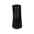 thumbnail image 6 of BLISSFUL STEP Women's Pointed Toe Side Zip Stiletto Heel Ankle Boot, 6 of 6