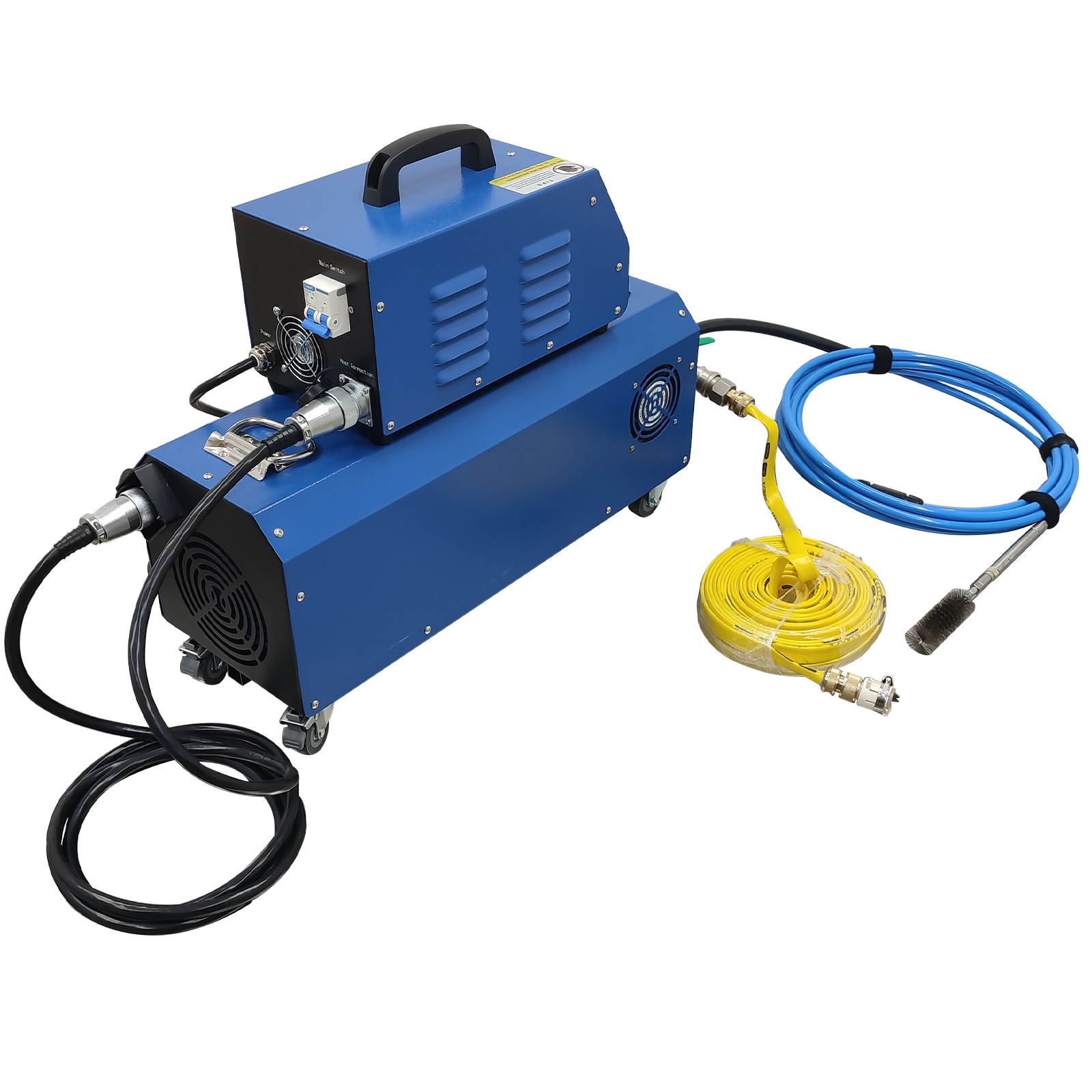 Industrial Boiler Pipeline Cleaning Machine Tube Duct Cleaner 220V with 26ft Flexible Shaft for 12-36mm/0.47-1.42in Pipe