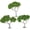 C, variant on Vjnyvs 3 Pack Model Trees for Railroad Layout Scenery Miniature Green Landscape DIY Decor