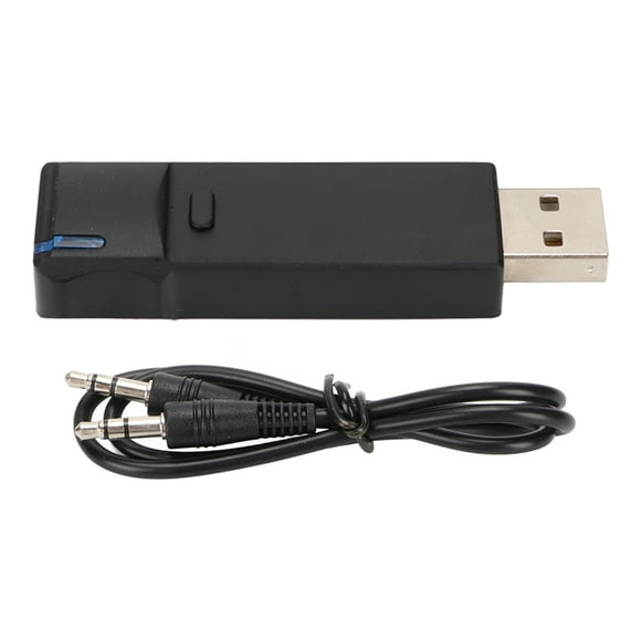 USB Sound Adapter BT 5.3 HiFi High Speed Plug and Play Wireless Sound Transmitter for PS5 PC Speaker Headphone